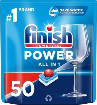 Tableta për enëlarëse Finish Powerball Power All in 1 Fresh, 50 copë - 1