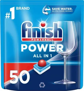 Tableta për enëlarëse Finish Powerball Power All in 1 Fresh, 50 copë
