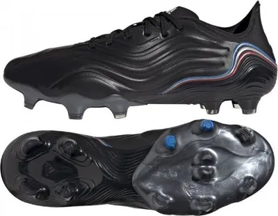 Këpucë futbolli Adidas Copa Sense.1 FG, lëkurë, terren i fortë, të zeza - 1