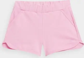 Shorce për vajza 4F Jr 4FJSS23TSHOF099, pambuk poliester, beli elastik, rozë