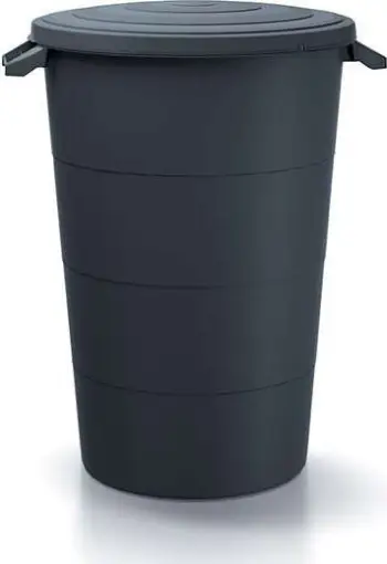 Kosh plehrash Curver Pedal Bin Deco, 65L, me pedale, argjendt