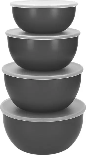 Kosh mbeturinash Curver Deco Bin Round, 30L, me pedale, argjendt mat