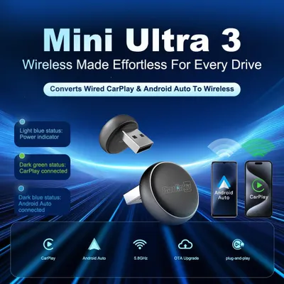 USB multimedia CarlinKit Mini 3 Dual Channel Carplay/ Android - 2
