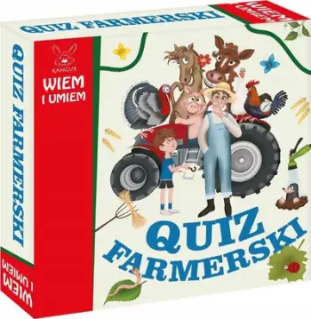Lojë edukative Kanguru I Know And I Can Farm Quiz, kuiz me pyetje, për fëmijë