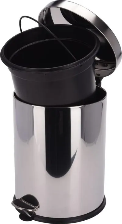 Kosh mbeturinash Excellent Houseware, 12L, metalik, inox - 2