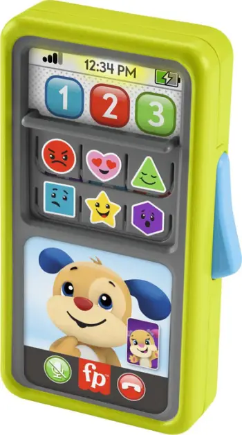 Lodër smartphone Fisher Price Slide to Learn, multilinguale nordike, për fëmijë