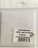 Ngjitëse dyshe Titanum Mini, 5x5x2mm, 400 copë, të bardha