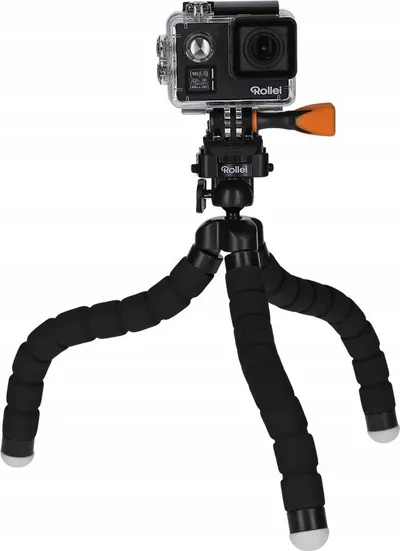 Mini tripod Rollei Monkey Pod, këmbë fleksibile, kokë me top, i zi - 2