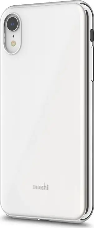Mbrojtëse telefoni Moshi iGlaze për iPhone Xr, rezistente ndaj rënieve, Pearl White