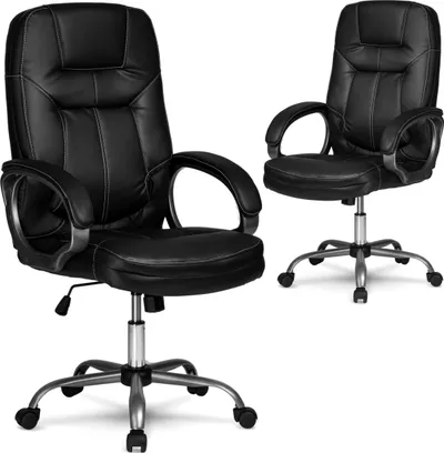 Karrige zyre ergonomike Sofotel 355, ekzekutive, e zezë - 1