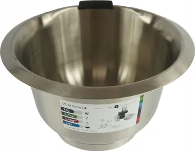 Enë përzierëse Bosch MUZS2ER, çelik inox, 3.8L, argjendtë - 1