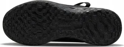 Atlete vrapimi për fëmijë Nike Revolution 6, rrip Velcro, pjesë e sipërme rrjete, të zeza - 3