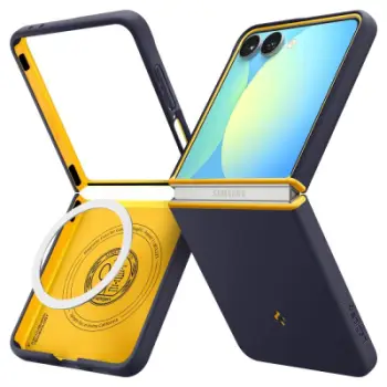 Këllëf telefoni Spigen Nano Pop MagFit, për Galaxy Z Flip 7, silikoni, Blueberry