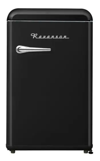 Frigorifer me ngrirës Ravanson LKK-120RB, 118L, i zi