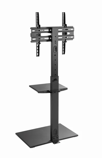Qëndrim dyshemeje për TV Gembird, 32" 55", 30 kg, i zi - 3
