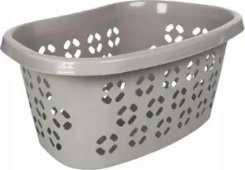 Shportë rrobash Keeeper Anton, 30.5L, formë ergonomike, gri nordike
