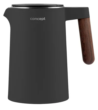 Ibrik elektrik Concept RK3305, 1.5L, kontroll temperature, gri e errët - 2