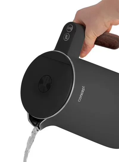 Ibrik elektrik Concept RK3305, 1.5L, kontroll temperature, gri e errët - 7