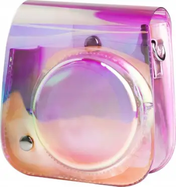 Mbrojtëse Lovelnstant për Fujifilm Instax Mini 11, e tejdukshme/ e purpurtë