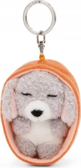 Varëse çelësash NICI Sleeping Pets Poodle, 8cm, pelush, gri - 1