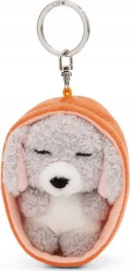 Varëse çelësash NICI Sleeping Pets Poodle, 8cm, pelush, gri