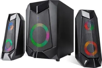 Altoparlantë Tracer 2.1 Hi-Cube RGB Flow, 20W, Bluetooth, të zi