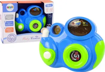 Lodër kamerë interaktive Leantoys, melodi dhe drita, blu