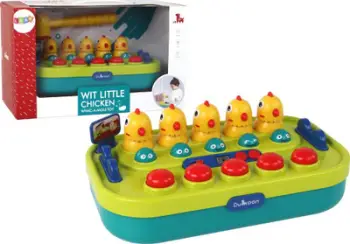 Lojë arcade Whac a Mole Chickens, me drita dhe tinguj, me çekiç, shumëngjyrëshe