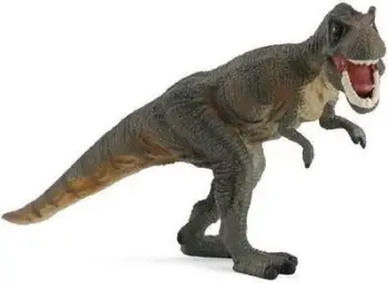 Figurë dinosauri CollectA Prehistoric Life Tyrannosaurus Rex, model paleontologjik, e pikturuar me dorë, shumëngjyrëshe