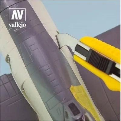 Thikë artizanale Acrylicos Vallejo Ritz, për modelim, metalike - 2