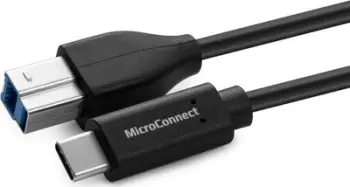 Kabllo USB Microconnect USB3.1CB3, USB 3.2 Gen 1, 3m, e zezë