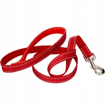 Shtrëngues për qen Doggy, reflektues, 120 cm, poliester, gri
