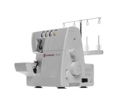Makina qepëse overlock Singer S0105, 6 qepje, 105W, e bardhë - 2