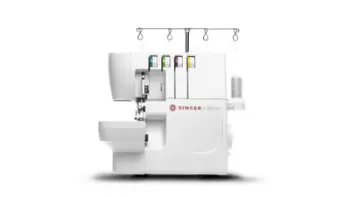 Makina qepëse overlock Singer S0105, 6 qepje, 105W, e bardhë