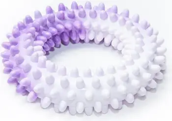 Lodër qen Ringo Sum Plast, me gjemba, 14cm, lejla e bardhë