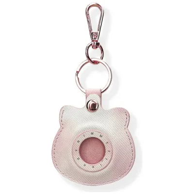 Mbajtëse AirTag Nimmy Big Eyed Pet 2.0 Cat, për qafore dhe çelësa, rozë - 1