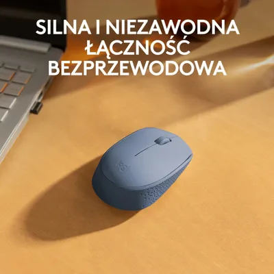 Set maus dhe mouse pad Logitech M171, wireless, Studio Series, blu dhe grafit - 4