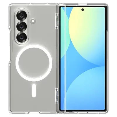 Maskë telefoni Spigen Ultra Hybrid Pro MagSafe, për Samsung Galaxy Z Fold7, transparente, e bardhë - 3