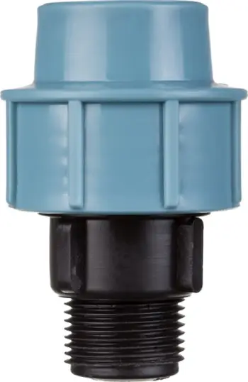 Nyple bashkimi për tuba PE Invena, 1/2", 20 mm, blu e zezë