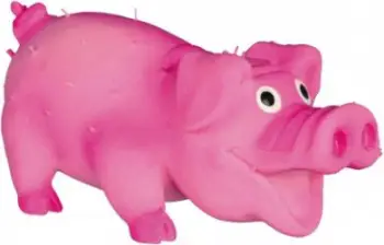 Lodra për qen Trixie Latex Pig With Spikes, 10 cm, shumëngjyrëshe