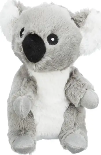 Lodër pelushi për qen Trixie Koala Elly, me fishkëllimë, gri