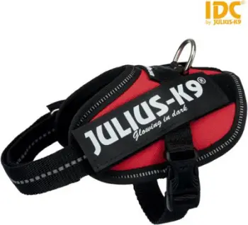 Harness për qen Trixie Julius K9 IDC, madhësia Mini Mini S, i kuq