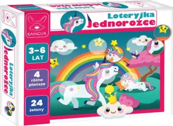 Lojë shoqërore Lotto Unicorns Kangaroo, edukative, fëmijë 3+