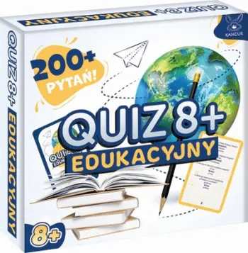 Lojë edukative Kanguru Learning Quiz 8+, kuiz fëmijësh, 8+ vjeç, shumëngjyrëshe