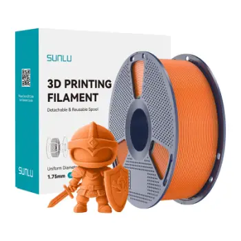 Filament 3D SUNLU PLA+, 1.75 mm, 1 kg, portokalli