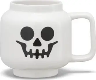 Filxhan keramik LEGO Large Skeleton, 350ml, i bardhë