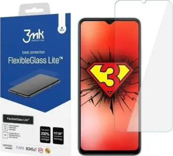 Mbrojtës ekrani 3MK FlexibleGlass Lite për Motorola Moto E32, xham hibrid 0.16 mm, transparencë e lartë