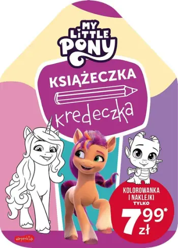 Libër ngjyrosjeje My Little Pony Generation Little Crayon Book, 16 faqe, me ngjitëse, shumëngjyrësh