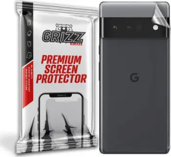 Fletë mbrojtëse e pasme GrizzGlass për Google Pixel 6 Pro, transparente, me shkëlqim