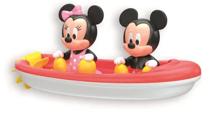 Lodër banje Clementoni Disney Baby, Mickey dhe Minnie me varkë, shumëngjyrëshe - 1